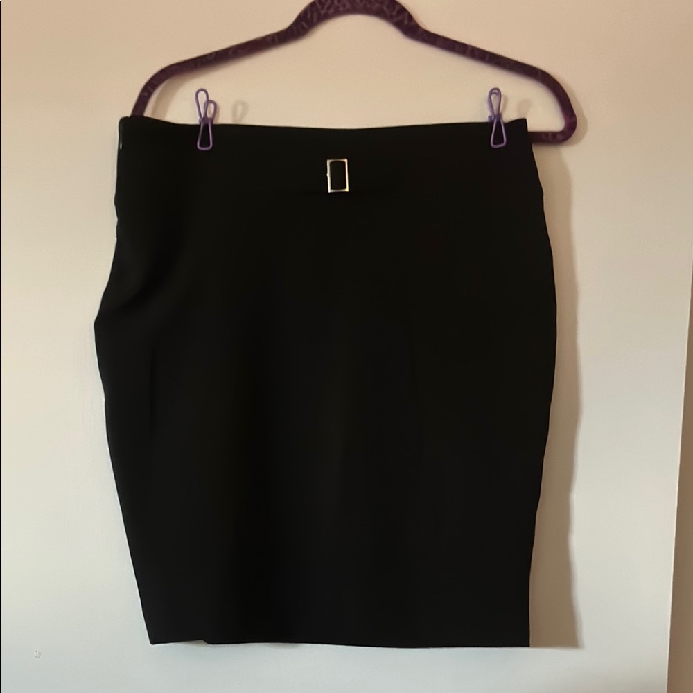 Express Black Pencil Skirt Knee-Length Work